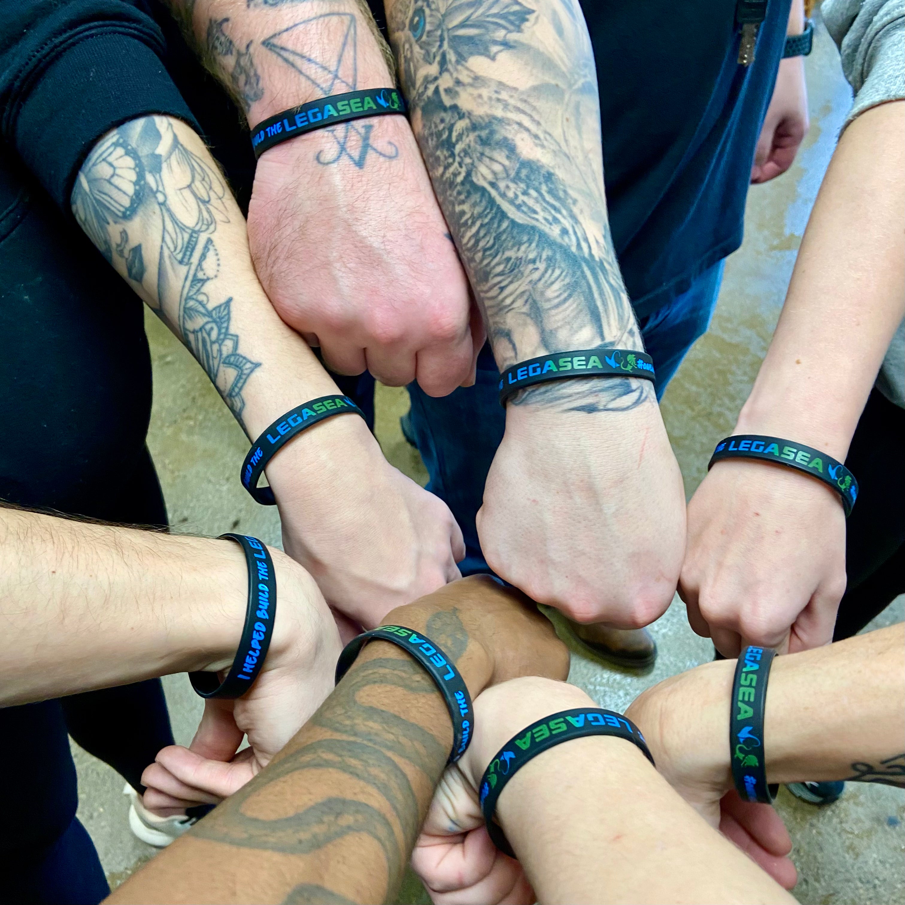#OneMillionWrists Bracelet - I Helped Build The LegaSea